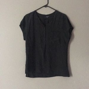 Black Silk Madewell Top